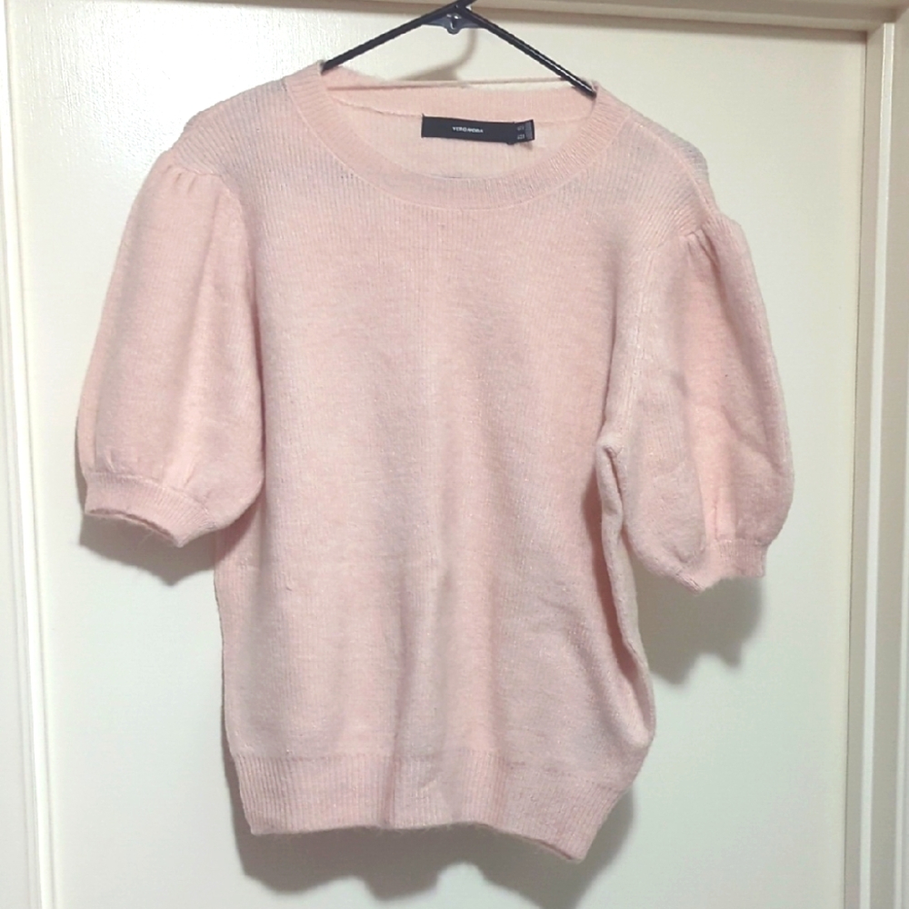 Vero Moda Short-sleeved Pink Sweater